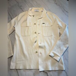 Scotch & Soda Cream Cardigan Sweater